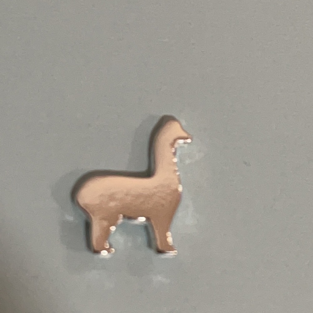 .925 Baby LLAMA Earrings real solid Sterling Silver Fine Jewelry - Picture 2 of 6